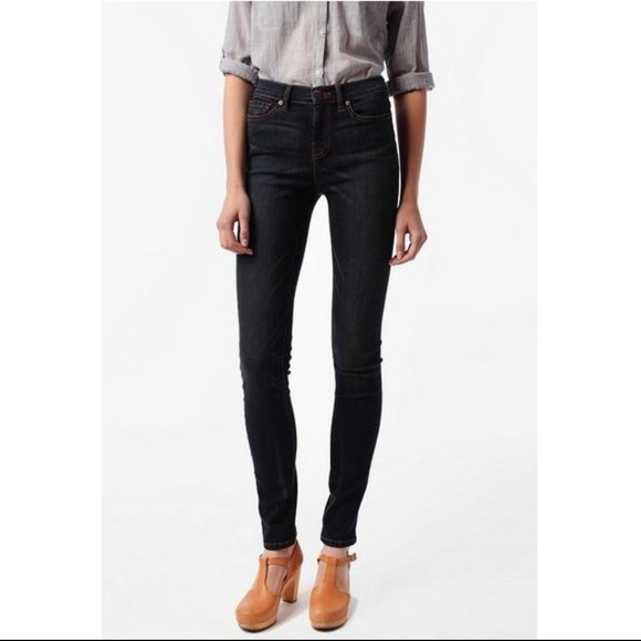 Tall BDG Dark Wash High Rise Cigarette Ankle Jeans - Picture 1 of 1